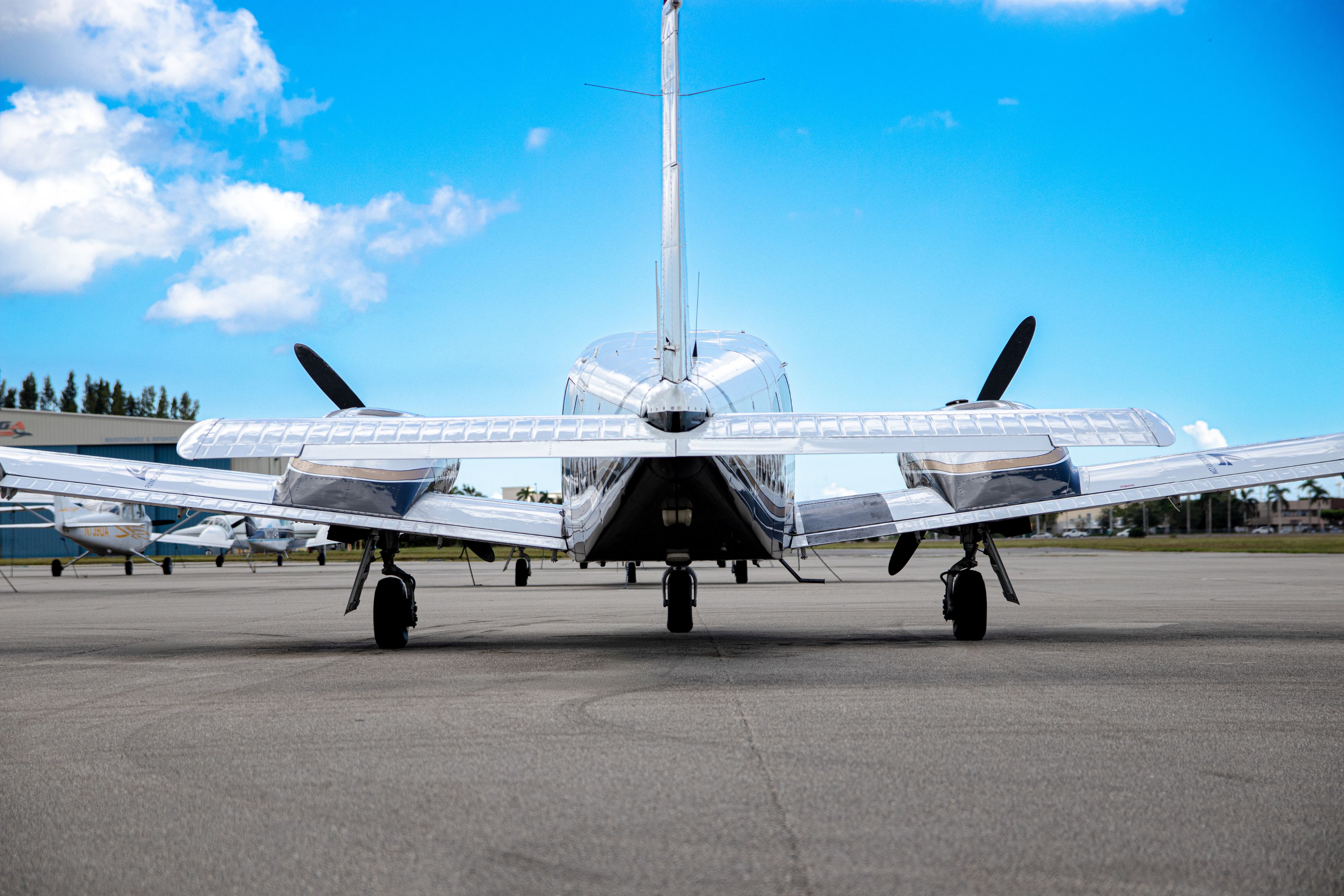 Students and aircraft